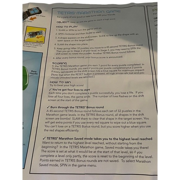 Hasbro Gaming Bop It! Tetris Electronic Twist Puzzle Game Tested - Picture 12 of 13